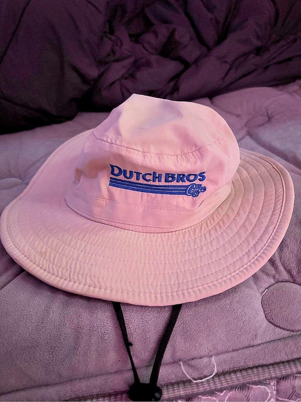 Dutch Bros Bucket Hat in Beige